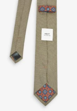 Next TEXTURED WITH CLIP SLIM - Krawatte - Stone Brown -Next 9135dc6f208c45629e5c4599903db61d