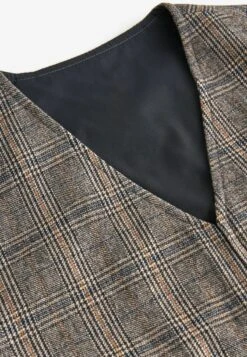 Next CHECK ZIP STANDARD - Weste - Brown 13 Next CHECK ZIP STANDARD - Weste - Brown -Next 957c64274fef4e9091340171c30a4f03