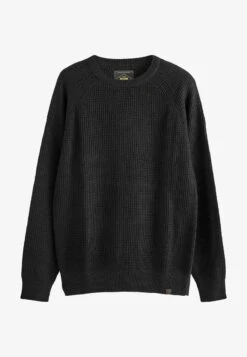Next TEXTURED - Strickpullover - Black -Next 959fe41fe40c49328618755c008a18ff