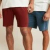 Next 2 PACK LIGHTWEIGHT - Shorts - Red Blue -Next 97dbbabee00d409290bc3495fa1a8092