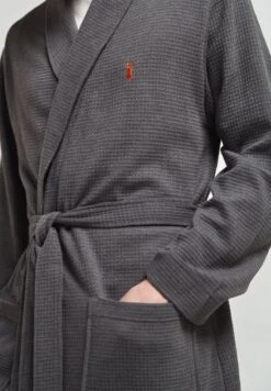 Next LIGHTWEIGHT WAFFLE - Bademantel - Mottled Grey 10 Next LIGHTWEIGHT WAFFLE - Bademantel - Mottled Grey -Next 980503e922b443519ae909e2165923ec