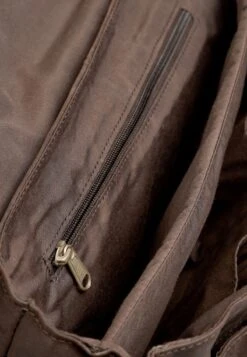 Next DARK BROWN SIGNATURE LEATHER OILY BRIEFCASE - Aktentasche - Brown -Next 98b6c1af190f4e57928653d7215be0b7