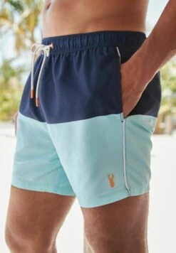 Next COLOURBLOCK - Badeshorts - Blue Colourblock -Next 9f044a962f864d4289cbea08c9f6105e