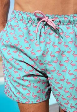 Next PRINTED STANDARD - Badeshorts - Blue Pink Flamingo Geo 11 Next PRINTED STANDARD - Badeshorts - Blue Pink Flamingo Geo -Next 9f164ea09eef452d9fc000d7e4957cb0