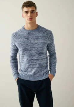 Next CREW NECK STANDARD - Strickpullover - Blue