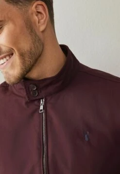 Next STAG HARRINGTON - Übergangsjacke - Burgundy Red -Next a76fcbbaeaad495c8a4b5a6018e36b1e