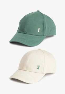 Next 2 PACK STANDARD - Cap - Khaki Green Tan Brown -Next a840801940ba47d38059e963b2237732