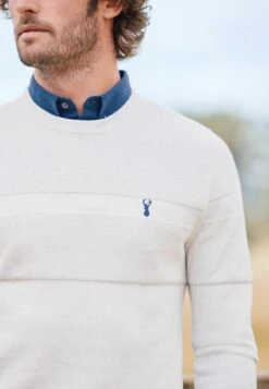 Next MOCK - Strickpullover - Light Grey Textured -Next adf13e4682c747d1aa3baf9ce1c6e7e7