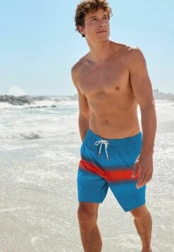 Next BOARD STANDARD - Badeshorts - Blue Orange Ombre