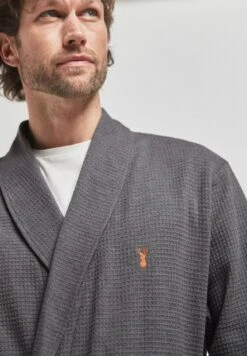 Next LIGHTWEIGHT WAFFLE - Bademantel - Mottled Grey 11 Next LIGHTWEIGHT WAFFLE - Bademantel - Mottled Grey -Next af389faa33f749ecbb0136104ff7db71