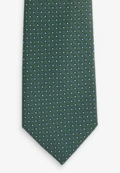 Next PATTERN SET - Krawatte - Forest Green Geometric -Next b01748682fe64681a45c30509d608d8d