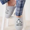 Next MR MEN NOVELTY STANDARD - Hausschuh - Light Grey Mr Lazy -Next b40d459d13384b13a966c07f0f4a0479