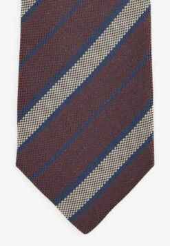 Next SIGNATURE MADE IN ITALY - Krawatte - Rust Brown Stripe -Next b465593a23354538b374a354ad50fcae