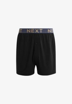 Next SIGNATURE 4 PACK STANDARD - Boxershorts - Signature Black Metallic Spot Waistband -Next b864f0d60f694ee39b7abc168eca3219