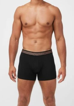 Next 4 PACK - Panties - Black Metallic Pattern Waistband