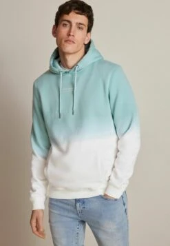 Next DIP DYE OVERHEAD - Kapuzenpullover - Light Blue