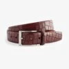 Next CROC-EFFECT - Gürtel - Brown 2 Next CROC-EFFECT - Gürtel - Brown -Next ba590e9b2359450f832a873e6fd794c6