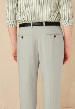 Next PLEATED FRONT TAPERED - Chino - Light Grey