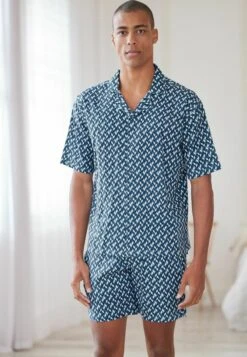 Next LIGHTWEIGHT SET - Nachtwäsche Set - Navy Blue