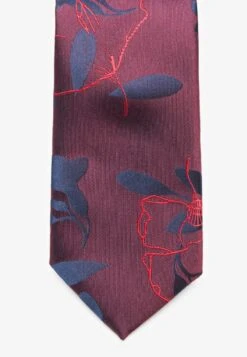 Next PATTERN SLIM - Krawatte - Red -Next c0df7871271c48818117c579393f6e4f