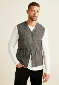 Next CHECK ZIP STANDARD - Weste - Brown