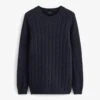 Next BRITISH STANDARD - Strickpullover - Navy Blue Cable -Next c2d0b7aa0d5f4ff1951d14c43c1c55cf 1