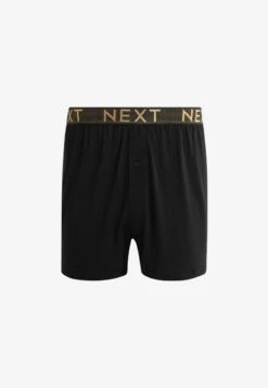 Next SIGNATURE 4 PACK STANDARD - Boxershorts - Signature Black Metallic Spot Waistband -Next c2eb13bffce6468f9805cd941b20d930