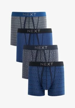 Next A-FRONTS FOUR PACK - Panties - Navy Blue Grey Pattern -Next c62b3ecedba74fbaaaee88861ab679ef