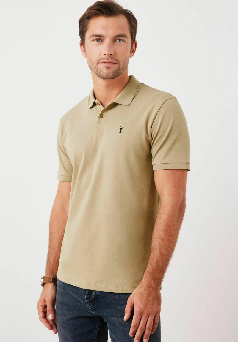 Next PIQUE - Poloshirt - Stone 8 Next PIQUE - Poloshirt - Stone – Bild 6