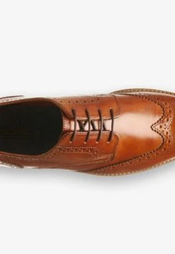 Next CONTRAST BROGUES WIDE FIT - Business-Schnürer - Tan Brown -Next c9de4d6f840745489102285de7865766