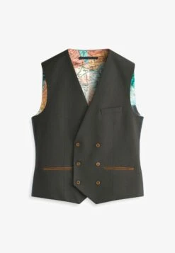 Next TRIMMED STANDARD - Anzugweste - Green -Next cc6fa3a658954351b8847df12c470d26