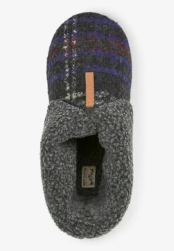 Next ZIP STANDARD - Hausschuh - Grey Red -Next cf96a8f9f2be413f932b67599d3f4e39