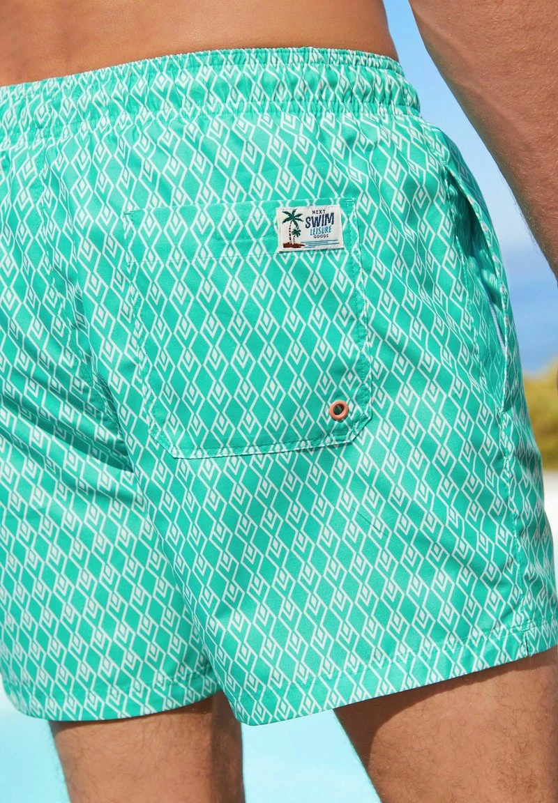 Next PRINTED STANDARD - Badeshorts - Aqua Blue Geo 7 Next PRINTED STANDARD - Badeshorts - Aqua Blue Geo – Bild 5