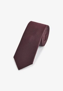 Next TEXTURED TIE - Krawatte - Dark Purple