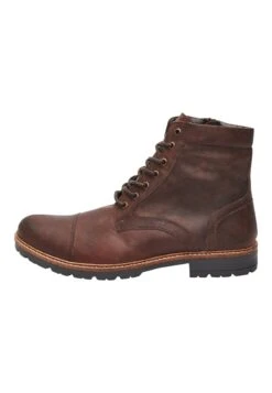 Next BROWN LEATHER ZIP BOOTS - Schnürstiefelette - Brown -Next d25dc963a7d942e1a379446408001965 1