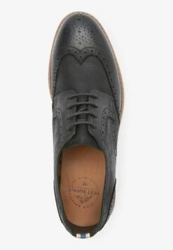 Next WAXY SMART CASUAL BROGUE STANDARD - Sportlicher Schnürer - Black -Next d378ca891e064d98b6c5fe7be02c0865