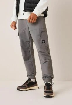 Next ELASTICATED - Cargohose - Grey -Next d41fb1b64f584794a8faff57be564fb5 1