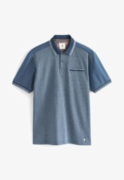 Next TEXTURED - Poloshirt - Blue Geo -Next d49b87d1dc4b4bf38ac7d3a1f6d2c965