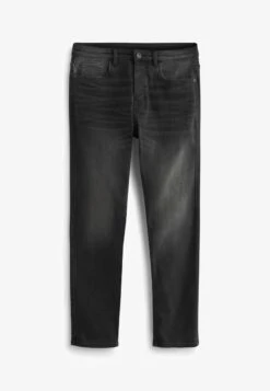 Next MOTION FLEX SOFT TOUCH - Jeans Straight Leg - Black -Next d4f52196153c4f959dbad1f95b285b52