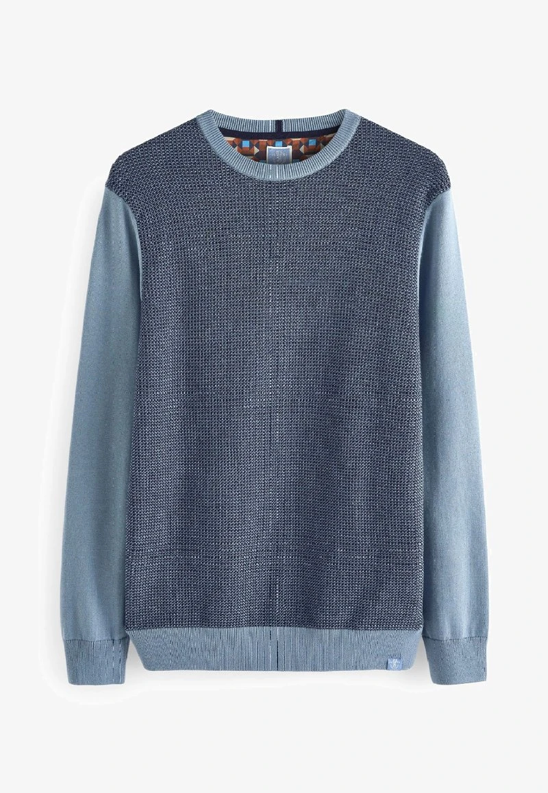 Next STANDARD - Strickpullover - Blue Textured 6 Next STANDARD - Strickpullover - Blue Textured – Bild 4