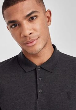 Next SLIM FIT - Poloshirt - Grey -Next d7e34f7c866b4389b1a0963433a57ad0