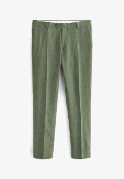 Next TAILORED FIT STANDARD - Stoffhose - Green -Next d821dfdb54d948489baf9bf3cbaf05a1