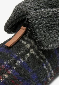 Next ZIP STANDARD - Hausschuh - Grey Red -Next d8a0a811b9384abeae0148ccc4caeabb