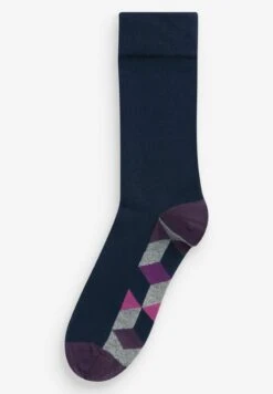 Next FOOTBED 5 PACK - Socken - Navy -Next d9da6a99116247d7b9805dca23d46ef9