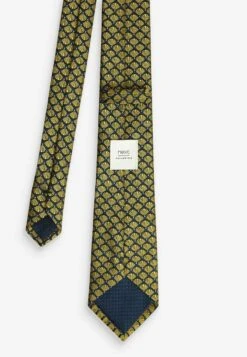 Next TEXTURED 2 PACK WITH CLIP - Krawatte - Yellow Dark Blue -Next db3ff7ba9ba94f7591c4fd3715706fb6