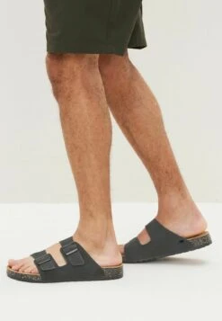 Next DOUBLE STRAP STANDARD - Pantolette Flach - Black