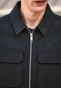 Next ZIP THROUGH TWO POCKET STANDARD - Leichte Jacke - Blue -Next e4b737a12ff249afab958e22a58a0882