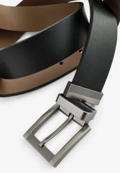 Next REVERSIBLE TEXTURED STANDARD - Gürtel - Black Tan 11 Next REVERSIBLE TEXTURED STANDARD - Gürtel - Black Tan -Next e6eca72548d34084a4149fc042bb0c10