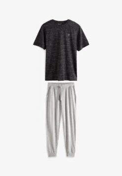 Next SET - Pyjama - Dark Red Charcoal Grey -Next e760b70f4ea1408f83a26f9ee35688f0