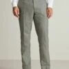 Next TAILORED FIT HERRINGBONE - Stoffhose - Green
